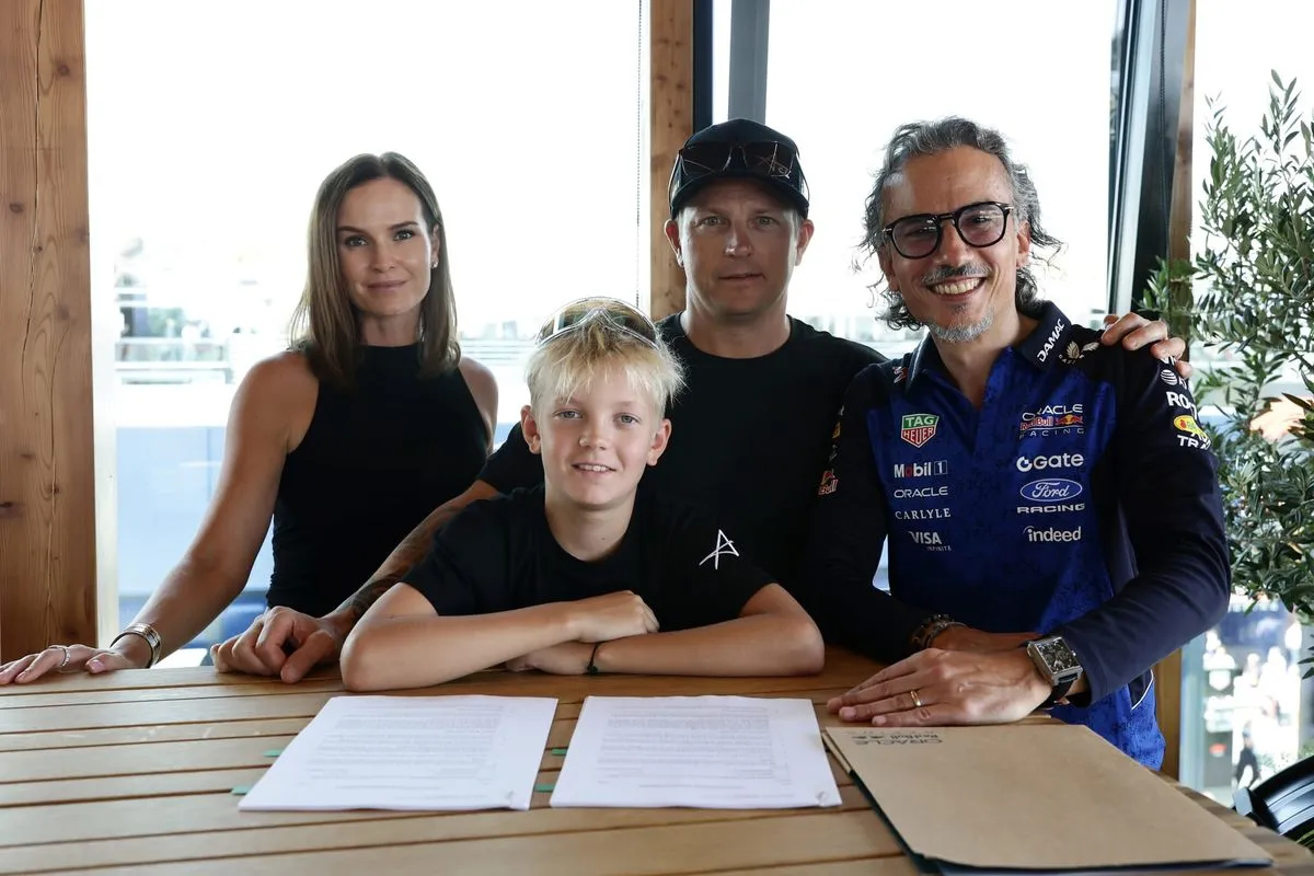 Kimi Raikkonen's Son Robin Joins Red Bull Junior Programme