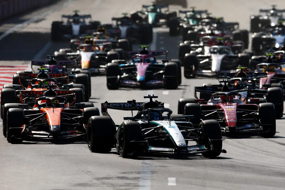 Russell Wins in Baku as Mercedes Dominate Street Circuit