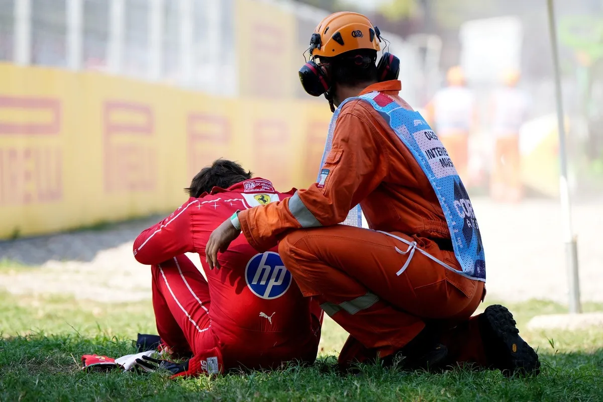 Leclerc Needs More Checks After Heavy Italian GP Crash
