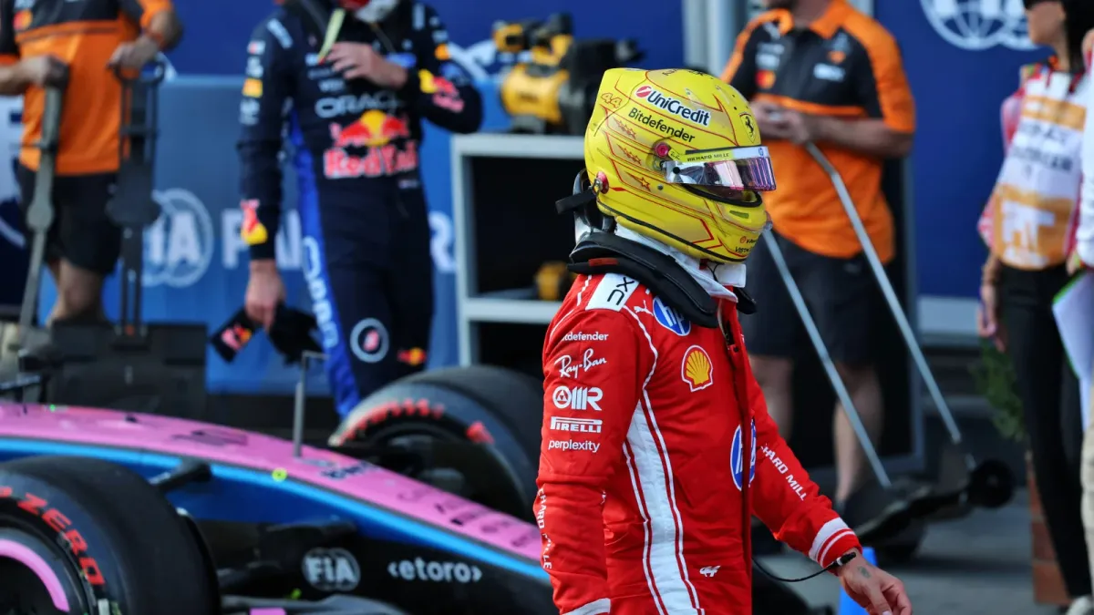 Hamilton Frustrated by F1 Tyres in Azerbaijan GP Qualifying