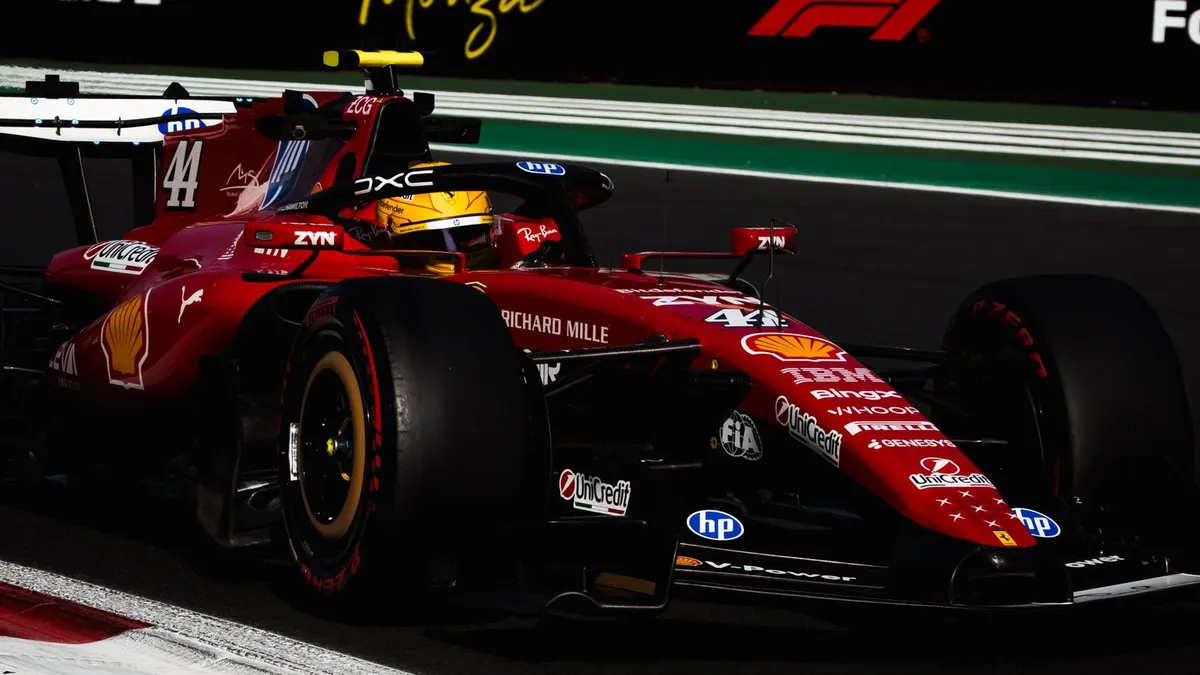 Hamilton Soroti Defisit Kecepatan Ferrari yang Masih Besar di Monza