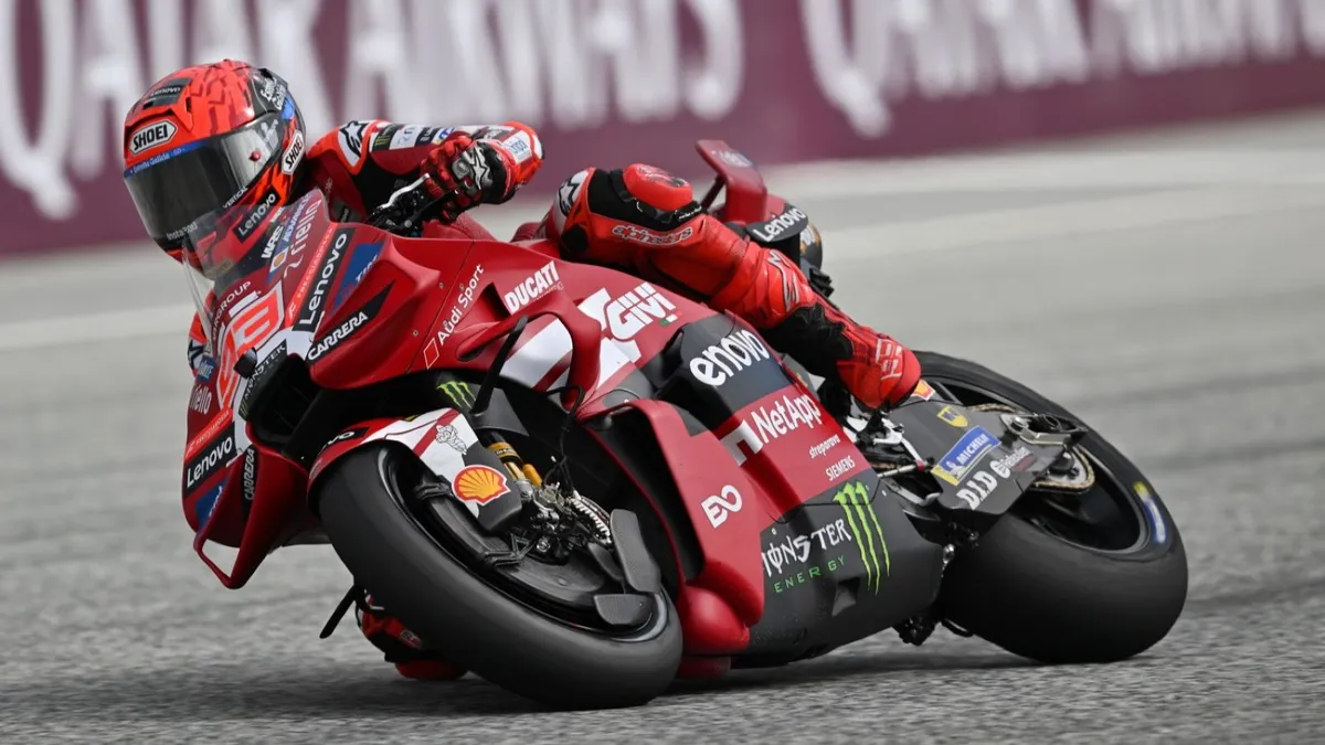 Marquez Tercepat di FP2 Austria meski Crash, Bagnaia ke Q1