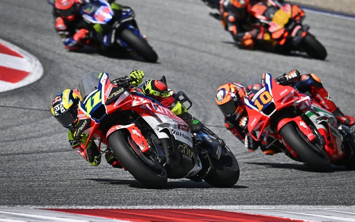 Marini's Austria Nightmare: Rear Tyre Hell Leaves Him 14th