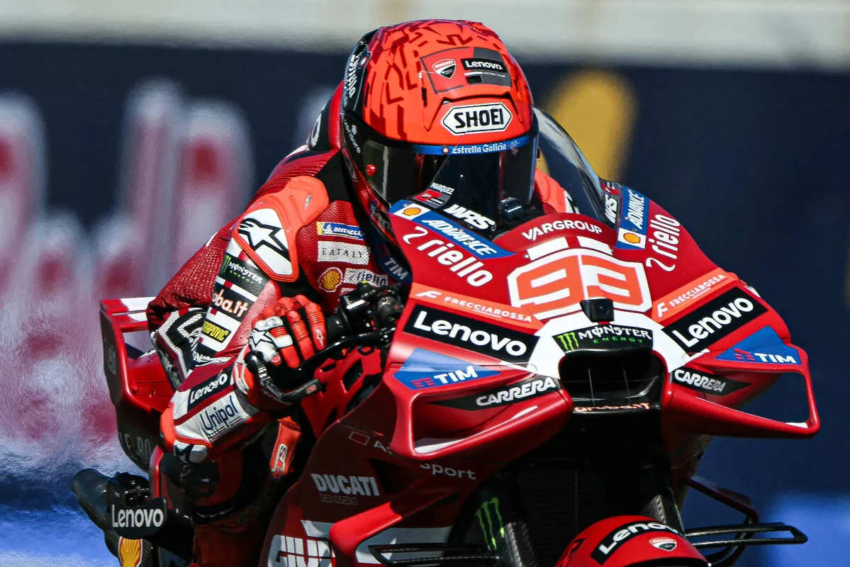 Marquez: 'Besok Saya Tanda Tangan untuk P2, Bezzecchi Salah Ban'