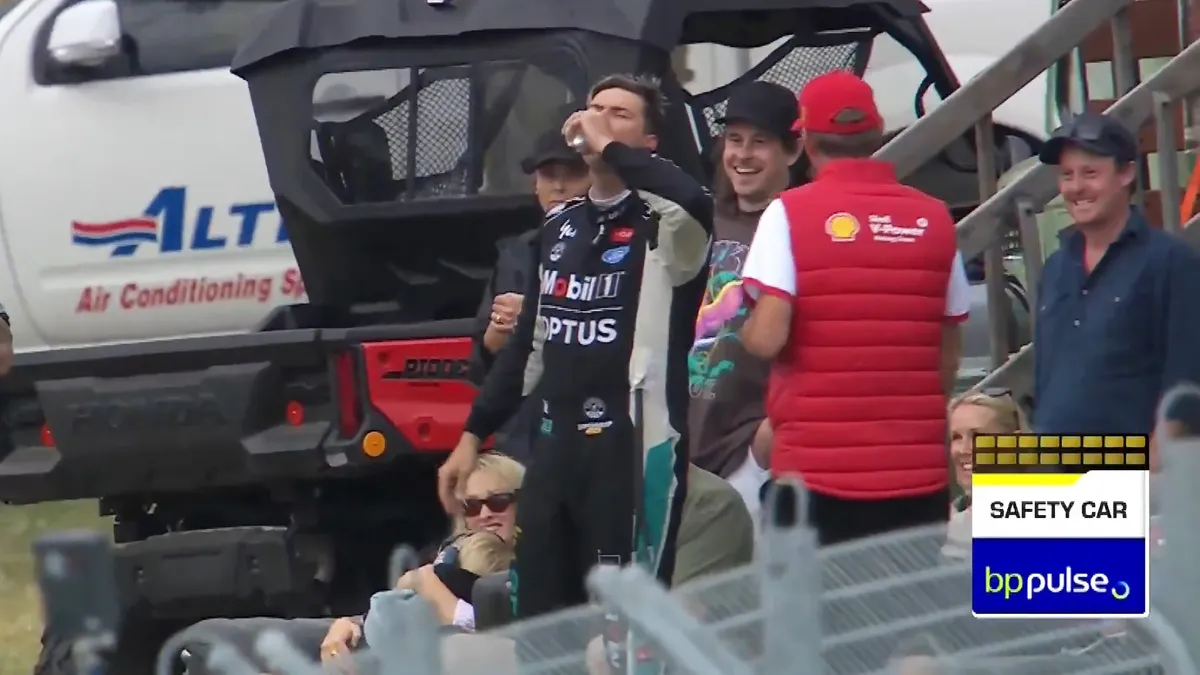 Mostert's Viral Beer Moment Inspires Bathurst 1000 Tribute