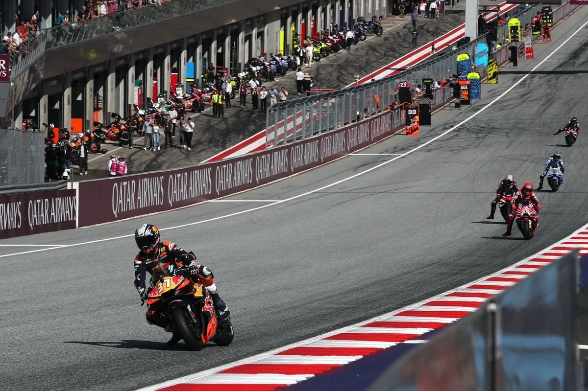 Grid MotoGP Austria 2026: Martin Pole, Marquez Menempel
