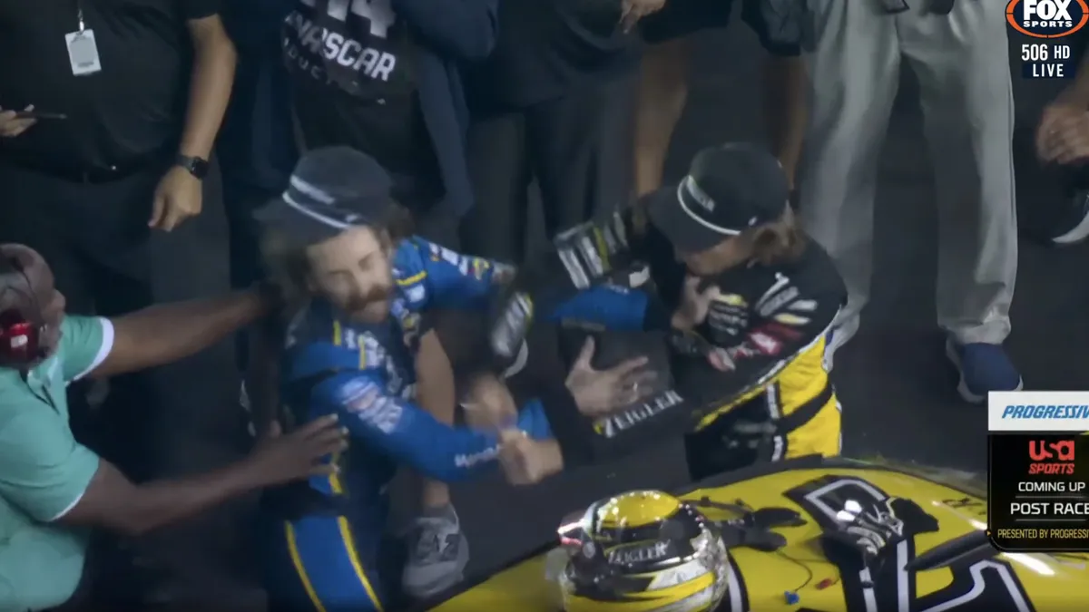 Blaney vs Hocevar: Pit Lane Brawl at Bristol