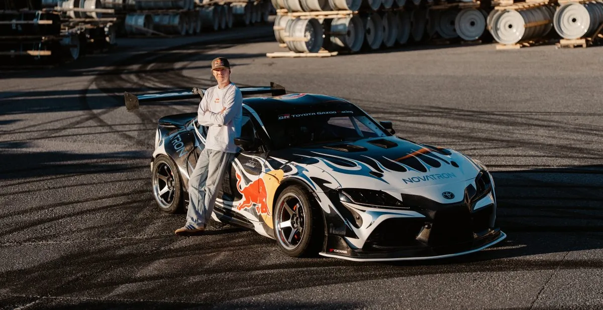 Rovanpera Drifts Supra Through Jyvaskyla Streets in Dream Run