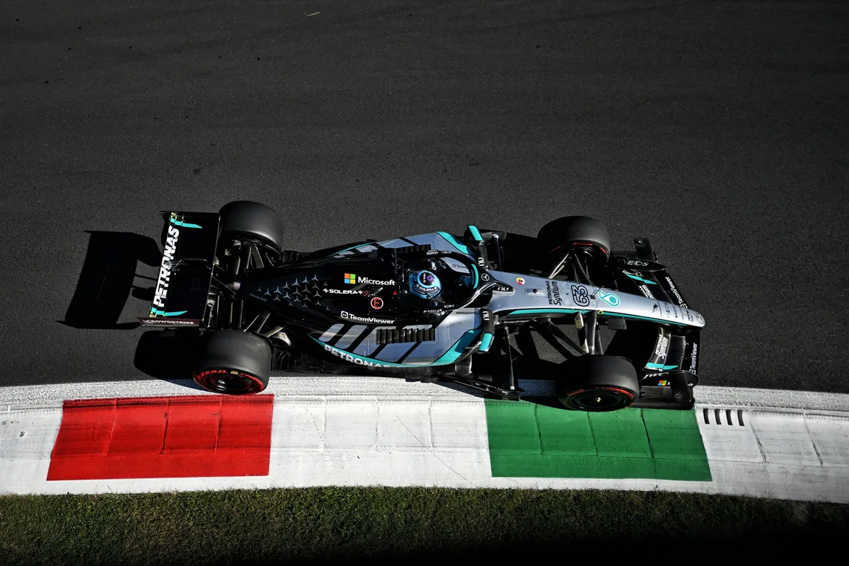 Russell Dominates Final Italian GP Practice in Monza Thriller