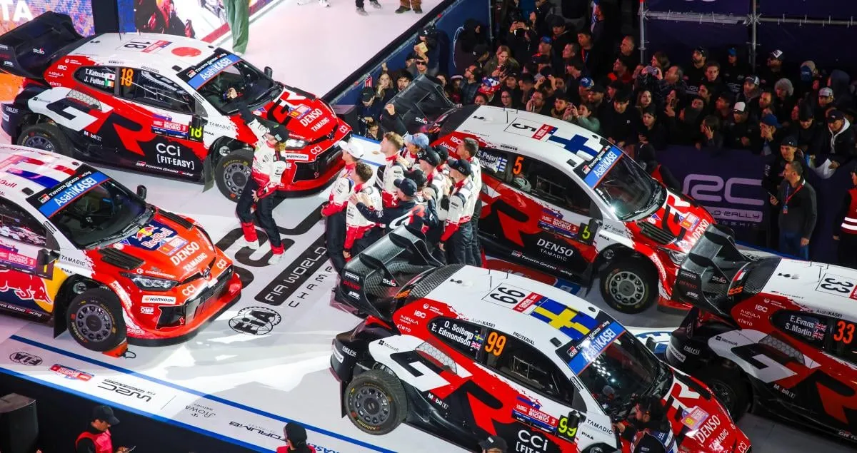 Toyota Match Lancia's Record with WRC Title in Chile