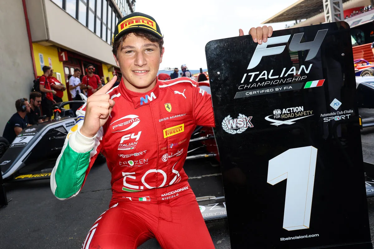 Niccolo Maccagnani's F3 Debut in Madrid with Rodin Confirmed