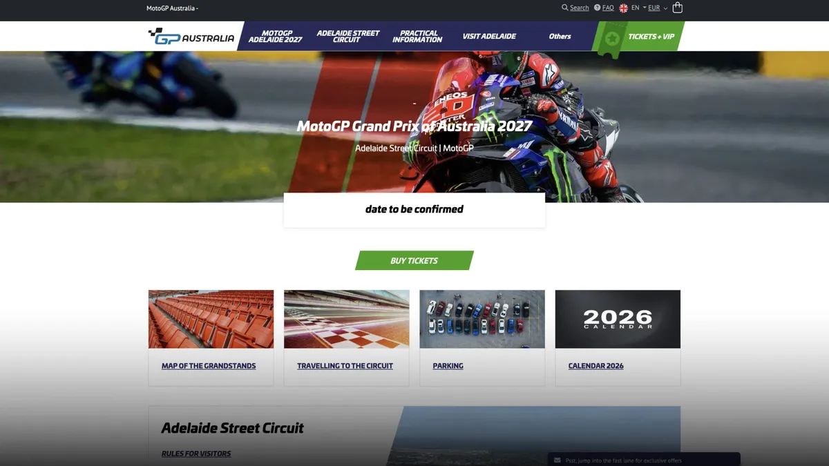 Peringatan! Website Palsu MotoGP Adelaide Beredar di Media Sosial