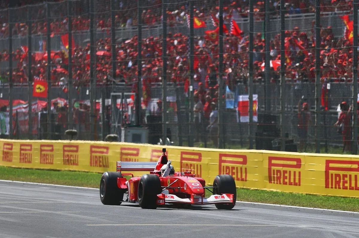 Vettel in Tears Honoring Schumacher in Ferrari F2002: "I Felt Him"