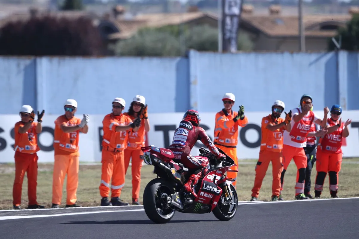Marquez Wins San Marino Sprint with Bold Medium Tyre Gamble