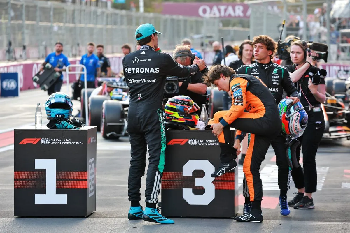 Antonelli Tersingkir, Russell Pole di Kualifikasi F1 Azerbaijan
