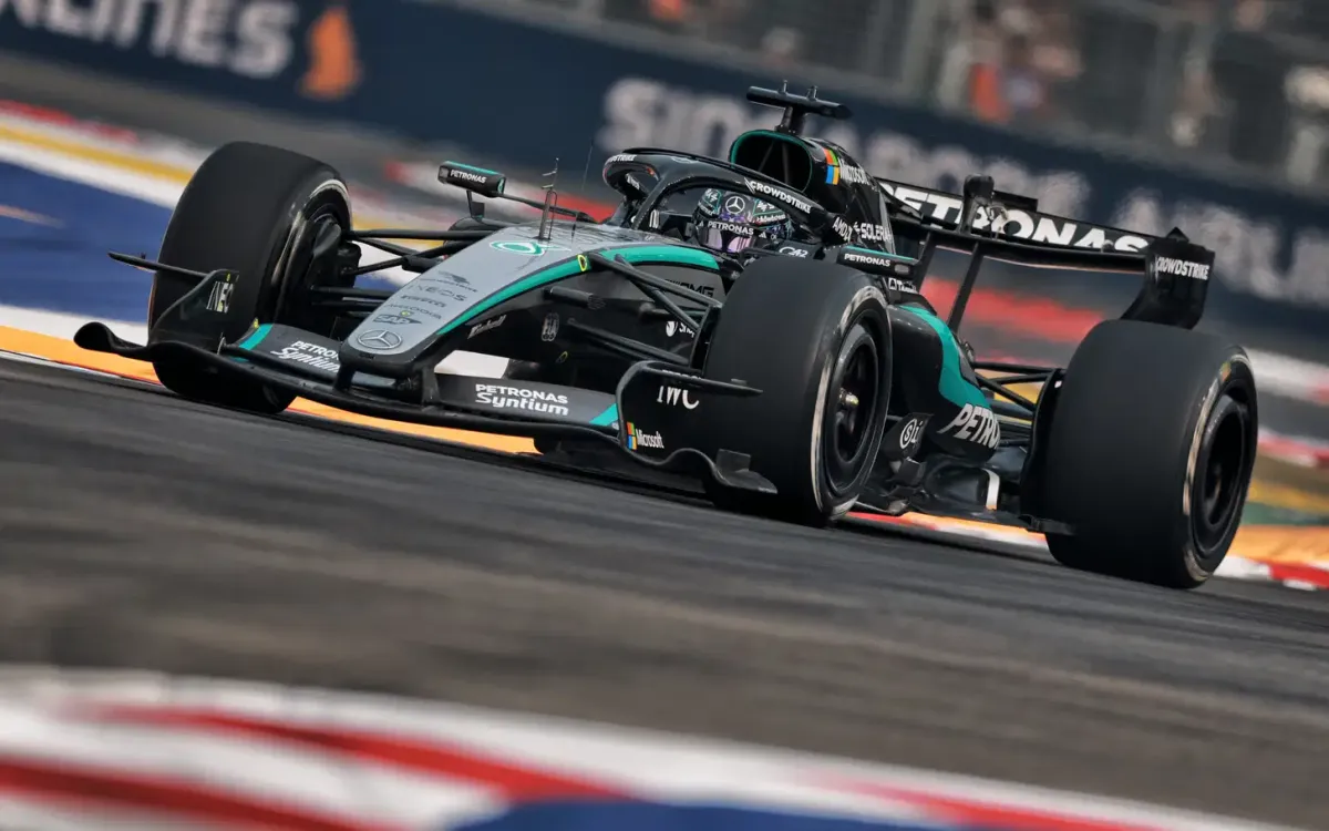 Russell Dominates Marina Bay Practice at 2026 Singapore GP