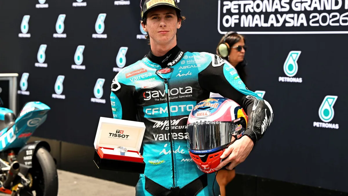 Maximo Quiles Rebut Pole Moto3 Malaysia di Sepang