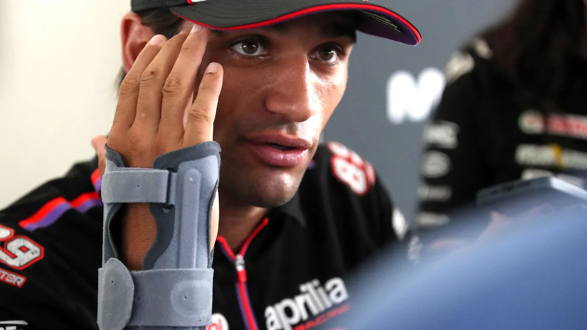 Aprilia Outlines Pragmatic Approach for Injured Jorge Martin at Sepang