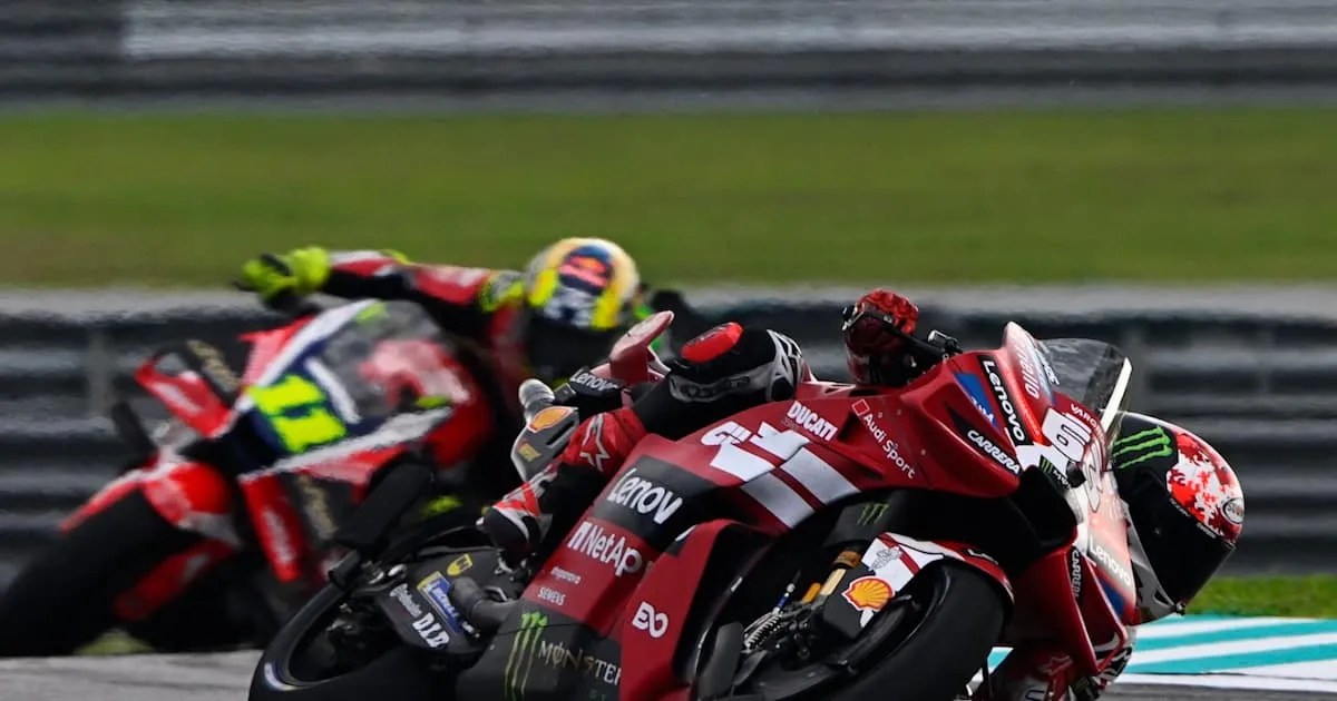 Benefiting from Sepang Rain, Frustrated Pecco Bagnaia Remains Unhappy