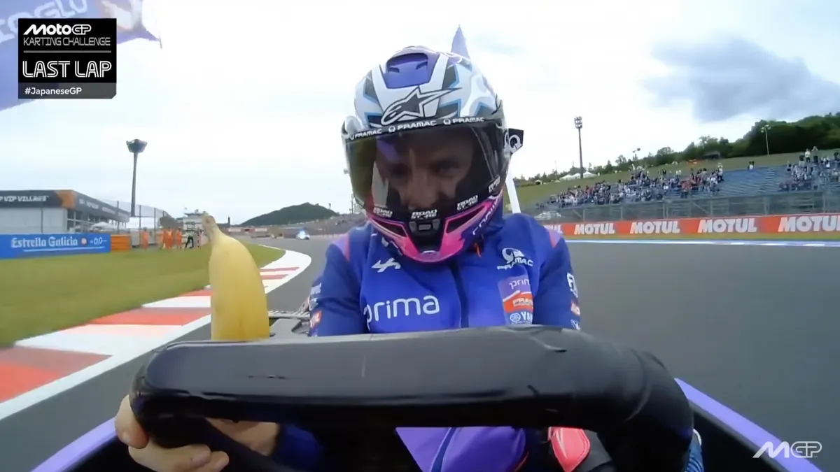 Aksi Kocak Jack Miller Nyasar di Balap Go-Kart MotoGP Motegi
