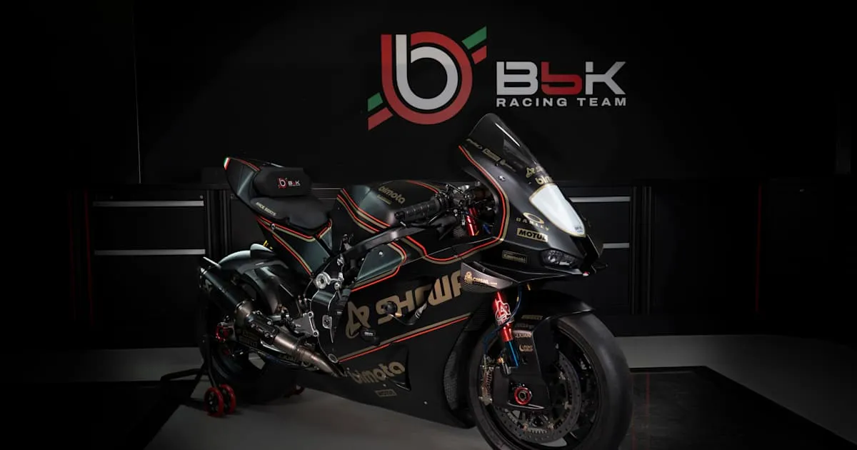 Bimota Reveals Stunning Black and Gold Livery at 2026 WorldSBK Finale