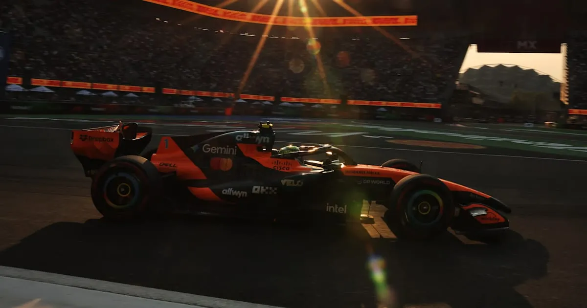 Lando Norris Eyes Mexican GP Pole Potential After Friday Practice Sessions