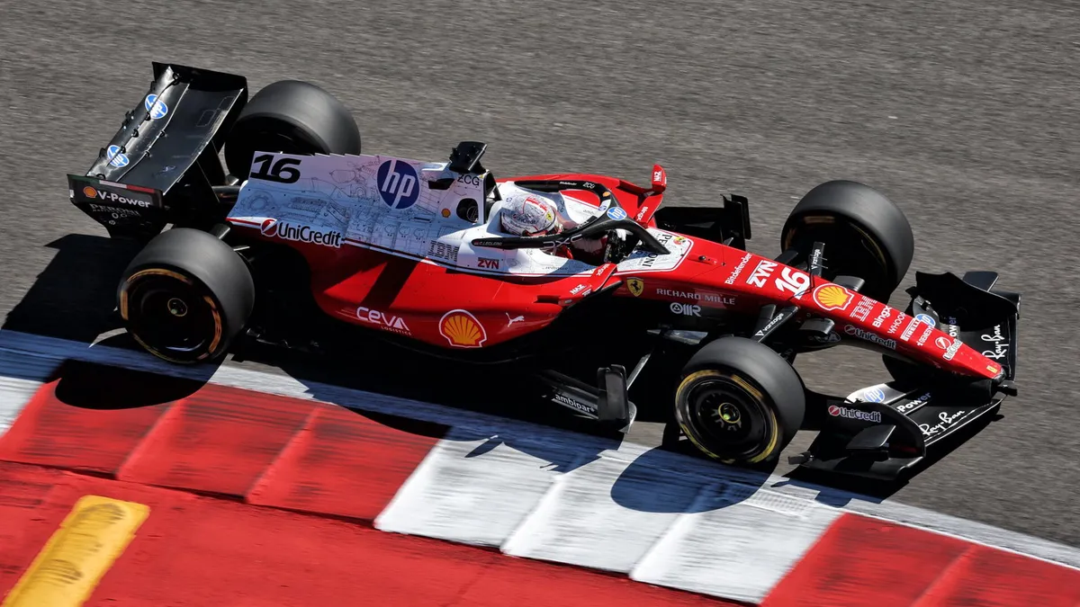 Charles Leclerc Pimpin FP1 F1 GP Amerika Serikat 2026 Bersama Ferrari