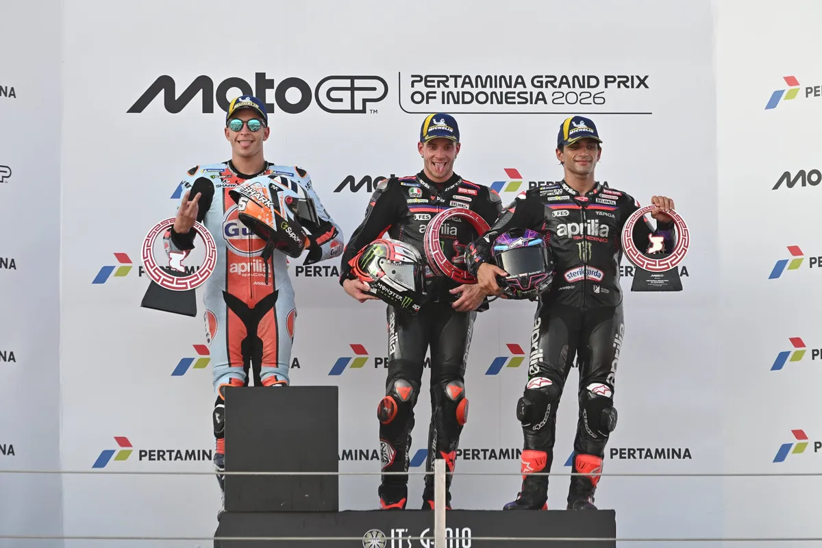 Klasemen MotoGP 2026: Jorge Martin Rebut Puncak Usai Drama GP Indonesia