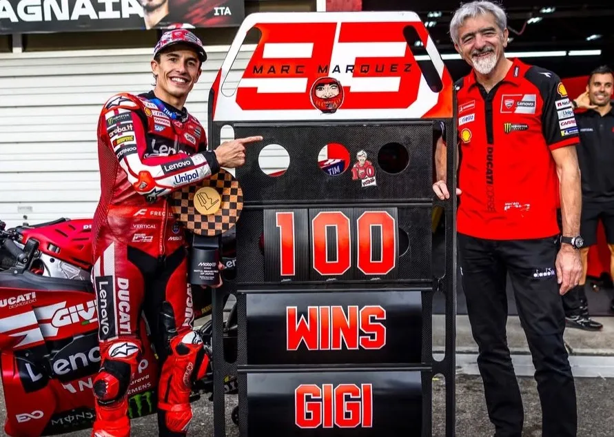 Gigi Dall'Igna Rayakan 100 Kemenangan Ducati di MotoGP