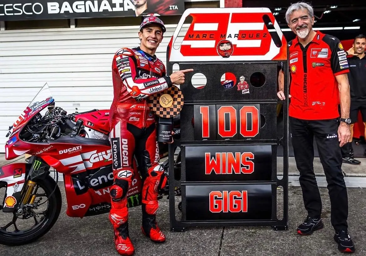 Dall'Igna Praises Marquez After Ducati Secures 100th MotoGP Win