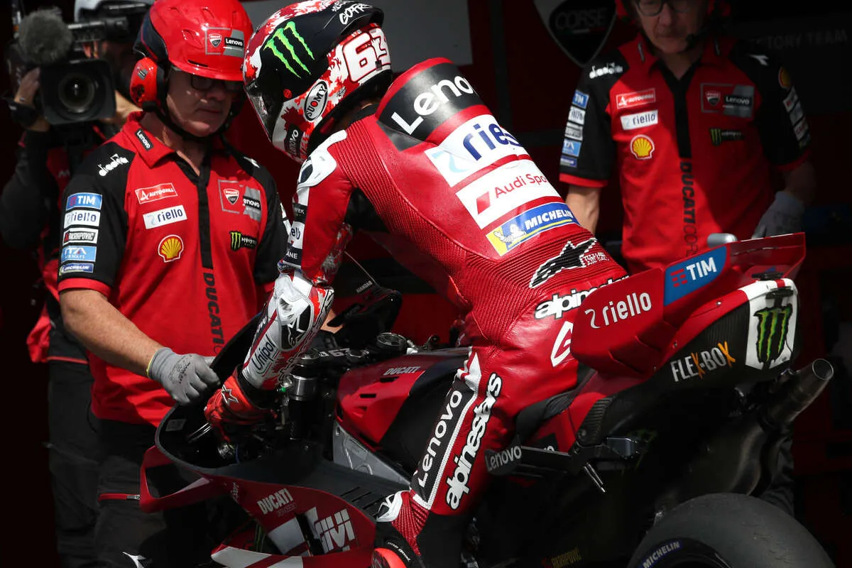 Dall Igna to Check Telemetry After Bagnaia Motegi Tyre Wear Issue