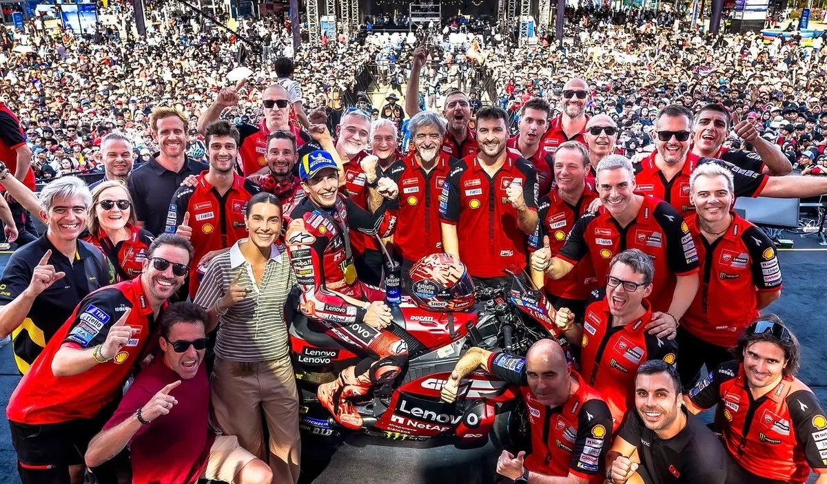 Gigi Dall'Igna Ungkap Peran Marc Marquez Batasi Kerusakan di MotoGP Indonesia 2026