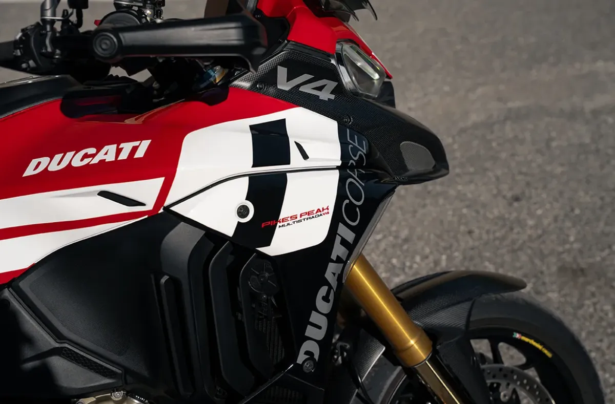 Ducati Multistrada V4 Pikes Peak Debuts with MotoGP DNA