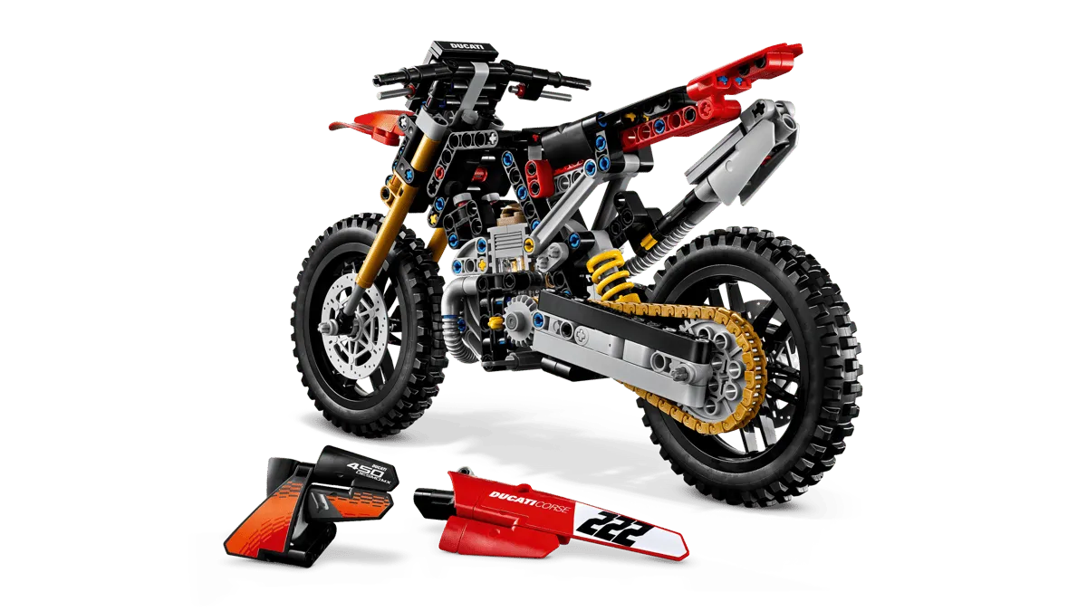 Ducati and LEGO Launch Desmo450 MX Factory Technic Set