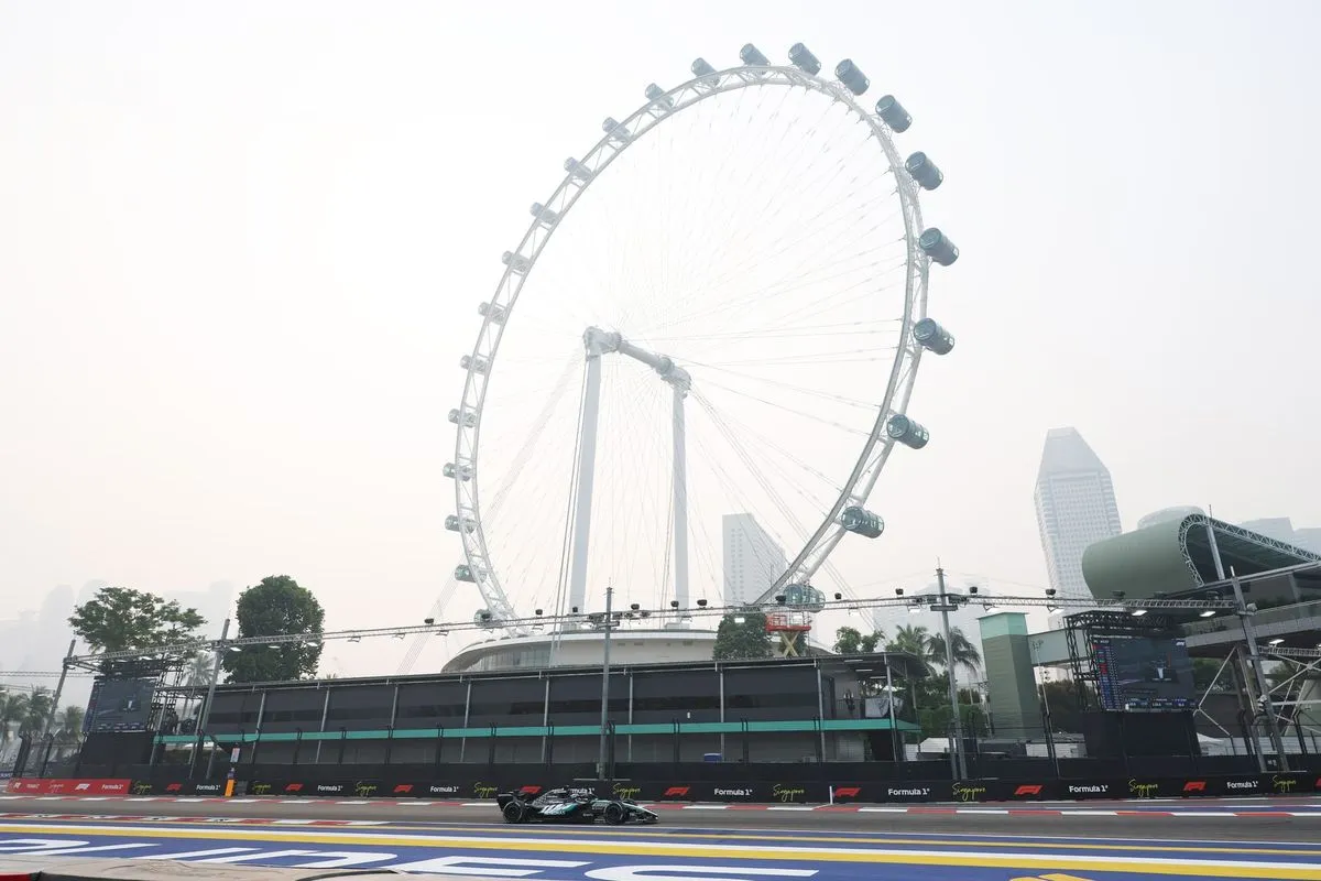 Russell Leads Practice at 2026 Singapore GP