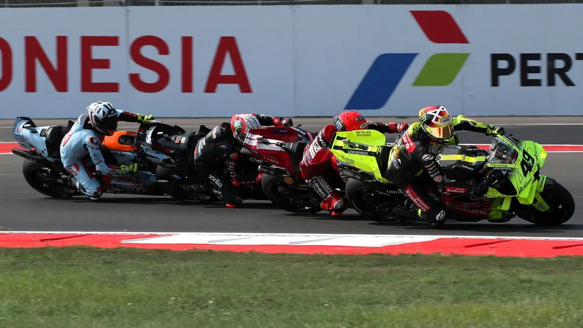 Fabio di Giannantonio Ungkap Alasan Insiden Tikungan 1 Sprint MotoGP Mandalika 2024