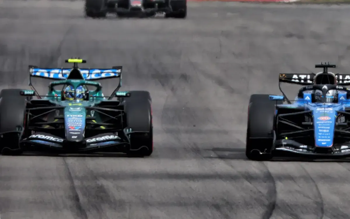 Alonso Laments Ruined Aston Martin Floor After US GP Lap 1 Crash