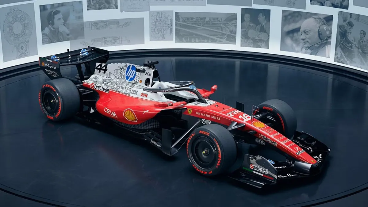Ferrari Ungkap Livery Khusus GP AS 2026 dengan Nuansa Blueprint Teknik