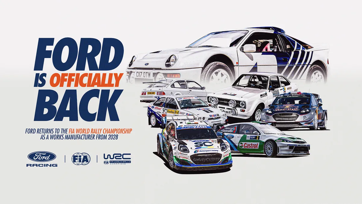 Ford Kembali ke WRC 2028, M-Sport Siap Bangun Mobil Baru