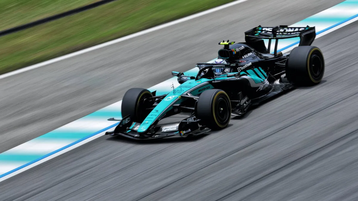 Kimi Antonelli Tops F1 Bahrain FP3 at Sepang Ahead of Verstappen