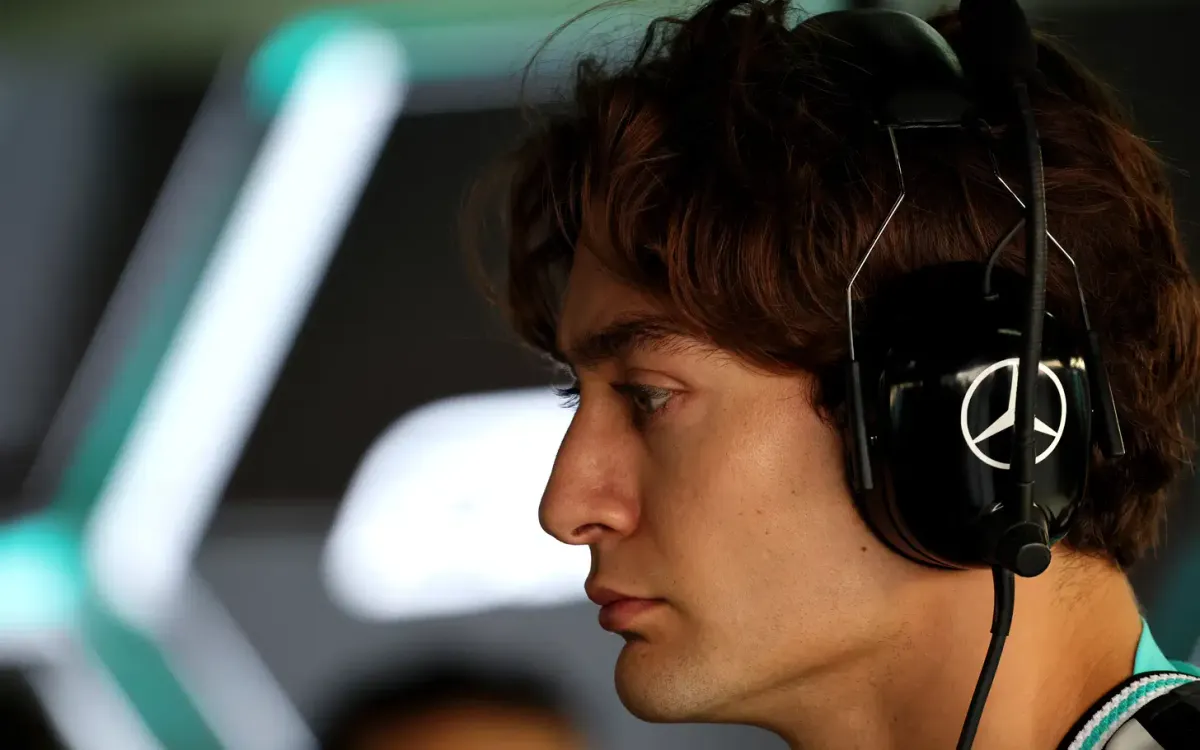 George Russell Flags Ferrari As Major Threat in Mexico Practice