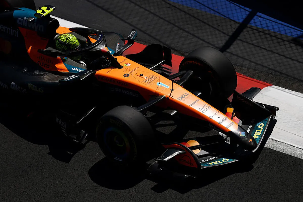 Lando Norris Ungguli Kimi Antonelli Tipis di FP3 GP Meksiko