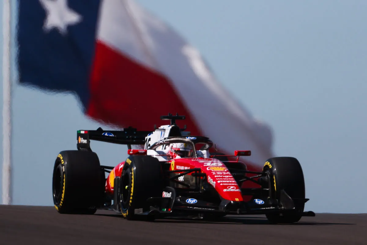 2026 US GP FP2 Results: Leclerc Tops Austin Practice as Verstappen Threatens