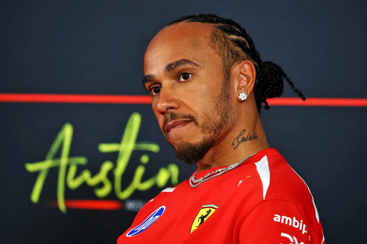 Hamilton Bongkar Alasan Tolak Perintah Pit Ferrari di F1 GP Singapura 2024