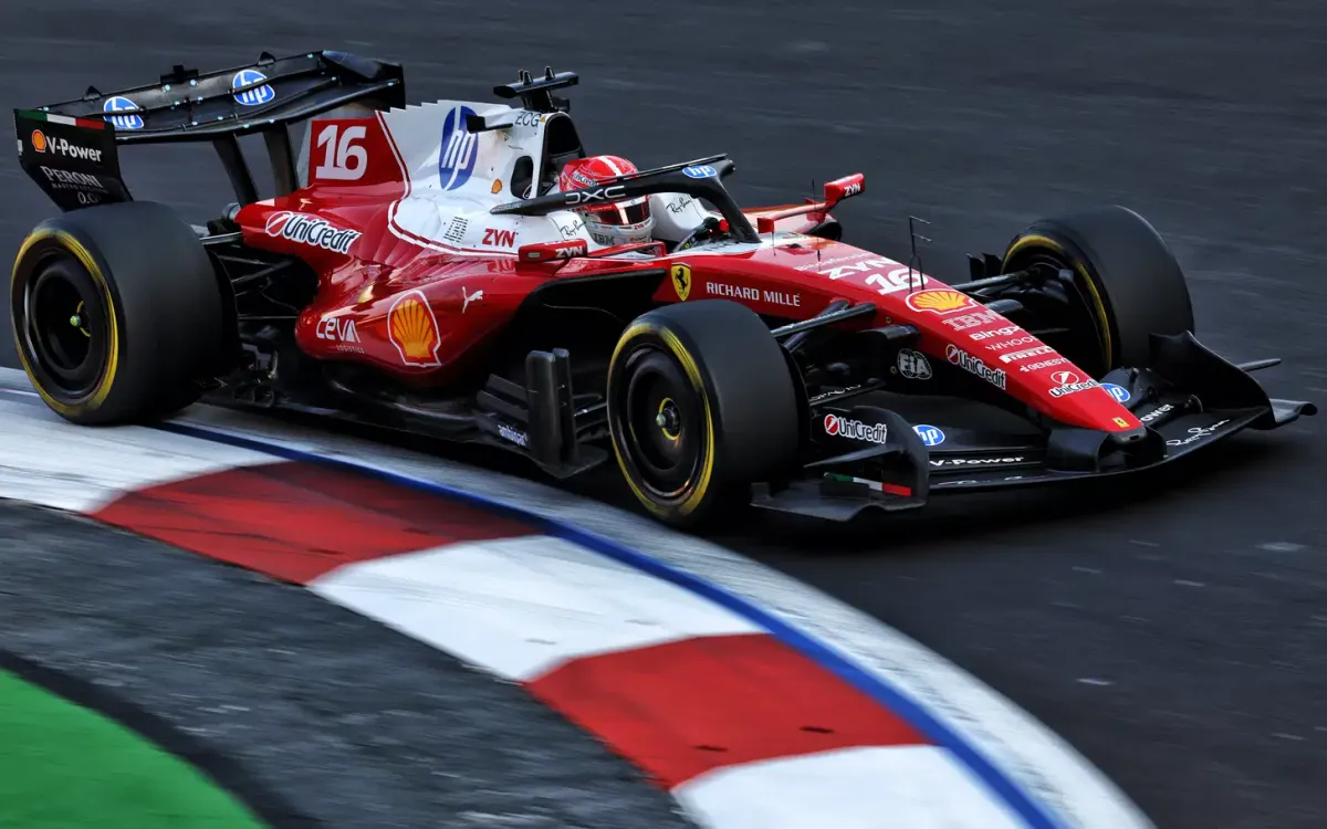 Charles Leclerc Tops Mexico Practice as Ferrari Reaps Rewards of Engine Upgrade