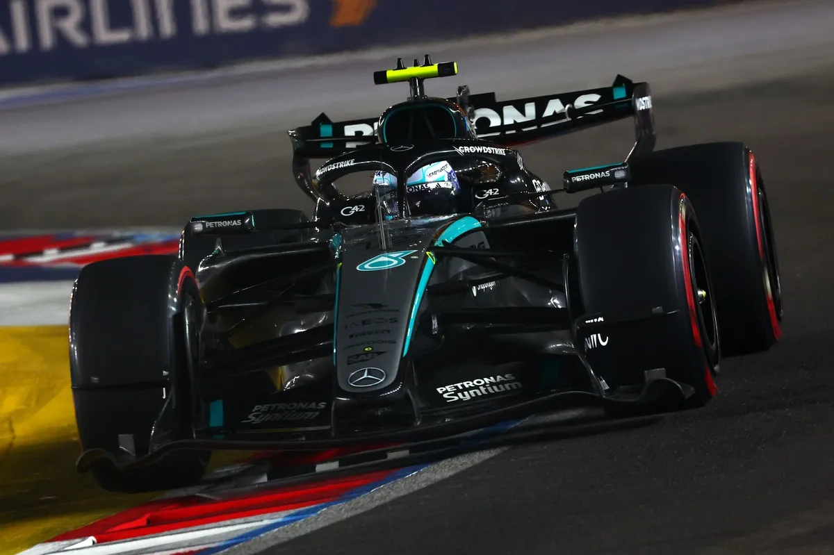 Analisis Paket Upgrade Mercedes W17 di GP Singapura 2026