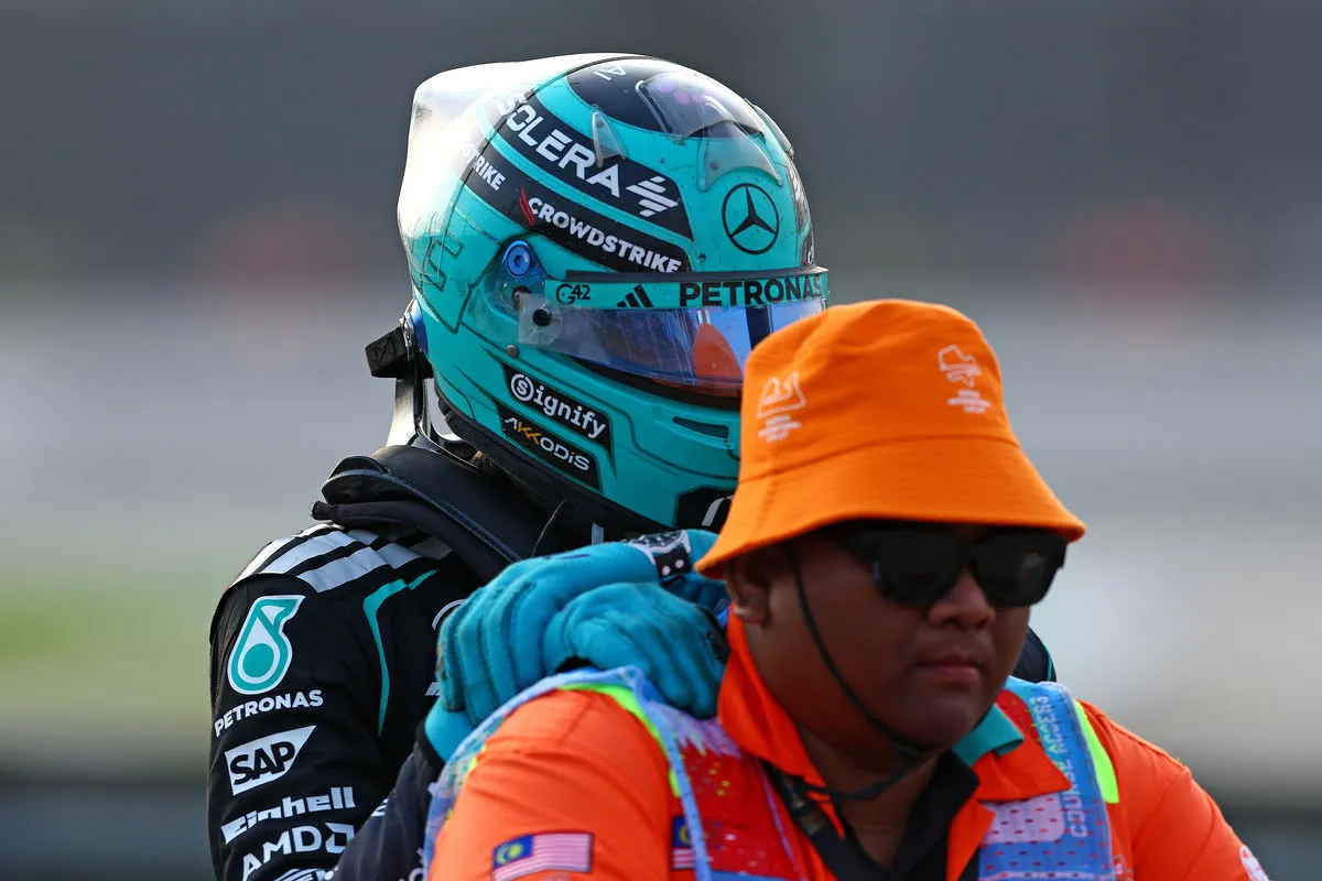 Russell Title Hopes Over as Engine Fails, Wolff Issues Apology