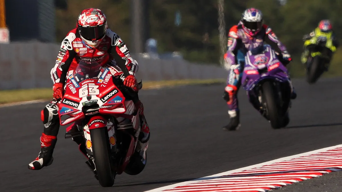 Jack Miller Punched Himself in the Face in Bagnaia Near Miss