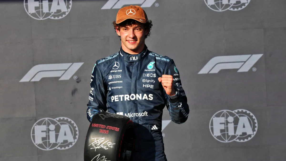 Kimi Antonelli Jokes About Unexpected US GP Pole Position in 2026