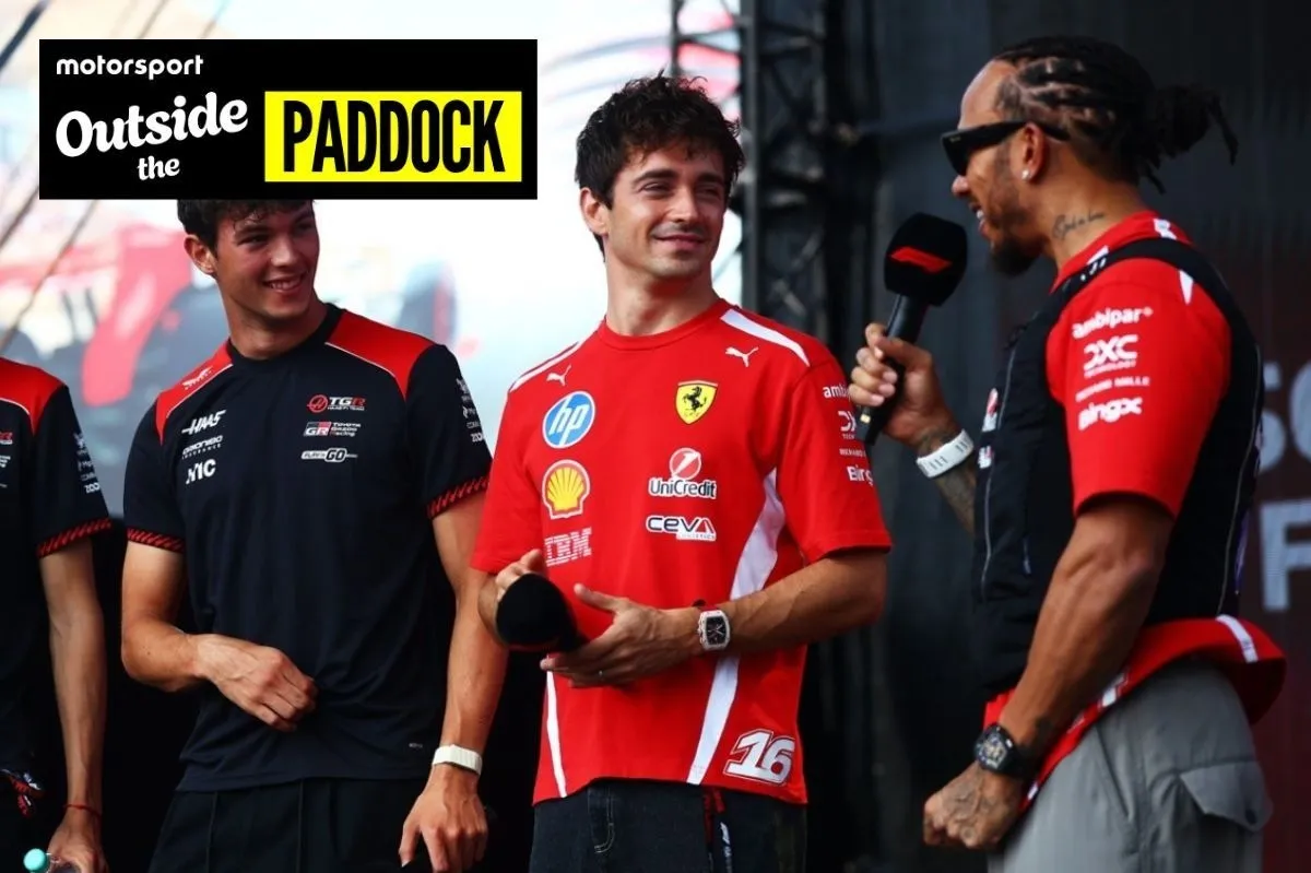 Hamilton dan Leclerc Tiba di Sepang Kendarai Alfa Romeo Kembar